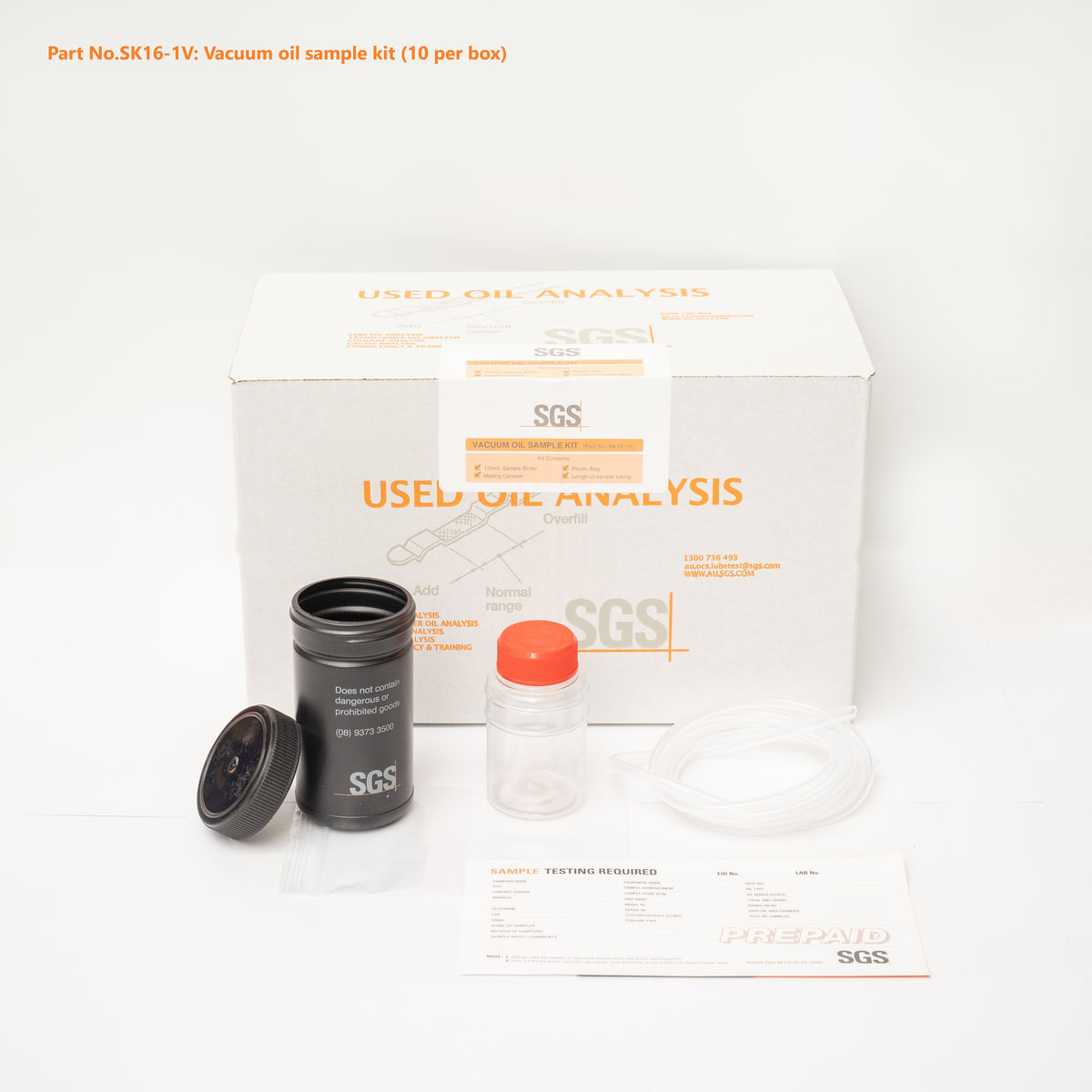 Grease Sample Kit Basic Oil Condition Sampling, Analysis & Diagnosis – SGS Australia